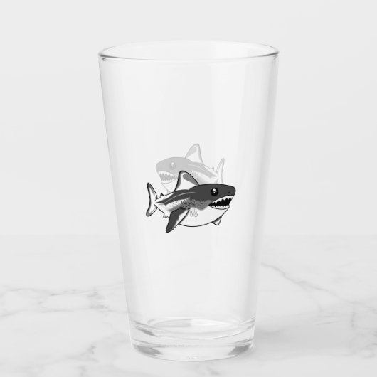 White Shark Glass Glas (Voorkant)