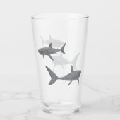 White Shark Glass Glas (Voorkant)