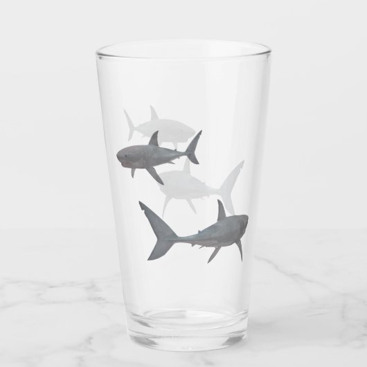 White Shark Glass Glas (Voorkant)