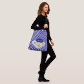 White Shasta Daisies Custom Crossbody Tas (Op model)