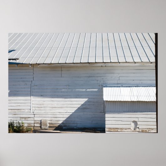 White Shed Poster (Voorkant)