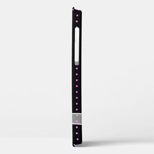 White Sheer Bow op Neon Stippen Case-Mate iPhone Case (Achterkant / Links)