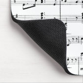 White Sheet Music Muismat (Hoek)
