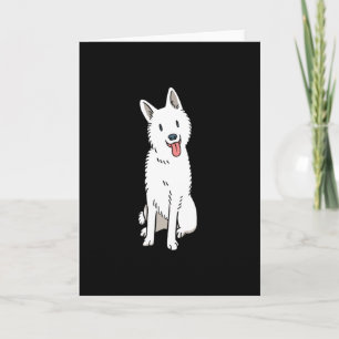 White Shepherd dog Kaart