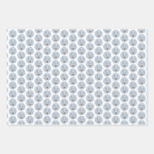 White Shepherd Painting - Cute Original Dog Art Inpakpapier Vel (Voorkant 2)