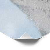 White Shepherd Painting - Cute Original Dog Art Perfect Poster (Hoek)