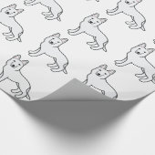 White Shepherd / White German Shepherd Dog Cadeaupapier (Hoek)