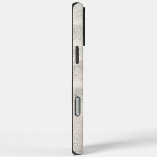 White Shimmer Sand Nautilus Shell Coastal  Case-Mate iPhone Case (Achterkant / Rechts)