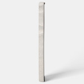 White Shimmer Sand Nautilus Shell Coastal Samsung Galaxy Hoesje (Linkerkant)