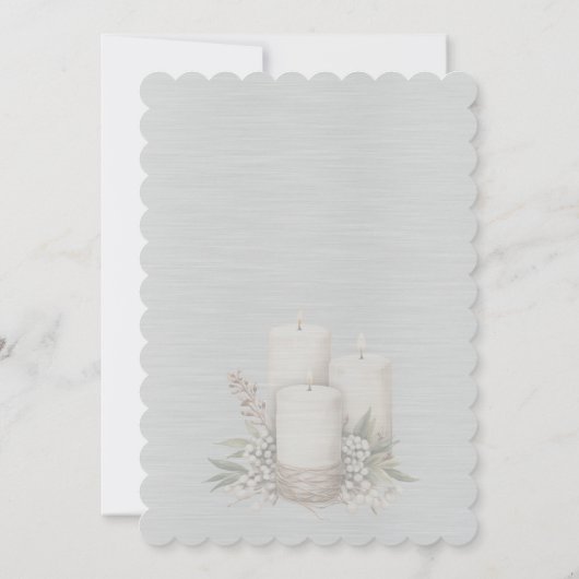 White Shiny Elegant Sparkly Frame Wedding Kaart (Achterkant)