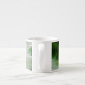 White Shiny Jasmine Espresso Kop (Achterkant)