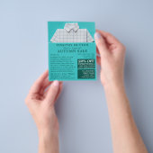 White Shirt, Men's Clothing Store Advertising Flyer (Hand)