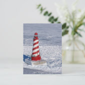 White Shoal Lighthouse Briefkaart (Staand voorkant)
