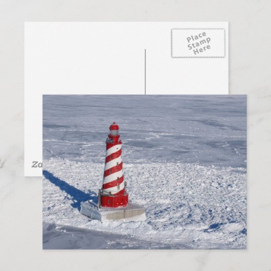 White Shoal Lighthouse Briefkaart (Voorkant / Achterkant)