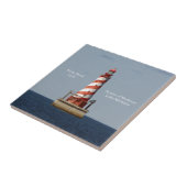 White Shoal Lighthouse tegels Tegeltje (Zijkant)