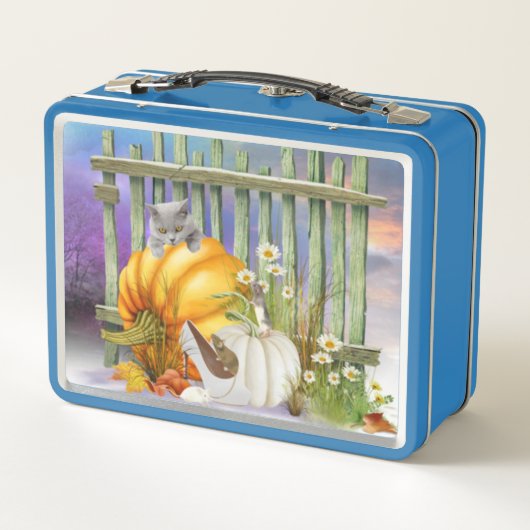 White Shoe Lost in Pumpkin Patch Collage (Achterkant)