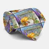 White Shoe Lost in Pumpkin Patch Stropdas (Opgerold)