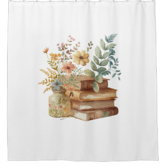 White Shower Curtain | WATERVERF | Boekoverzichten Douchegordijn