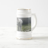 White Siberian Husky Bierpul (Voorkant rechts)