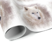 WHITE SIBERIAN HUSKY. CADEAUPAPIER (Rol Hoek)