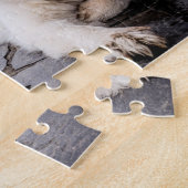 White Siberian Husky Canada Lake Legpuzzel (Zijkant)