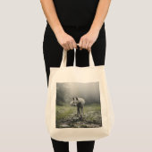 White Siberian Husky Canvas tas (Voorkant (product))