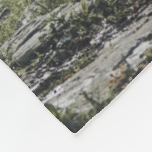 White Siberian Husky Fleece Deken (Hoek)