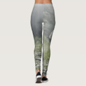 White Siberian Husky Leggings (Achterkant)