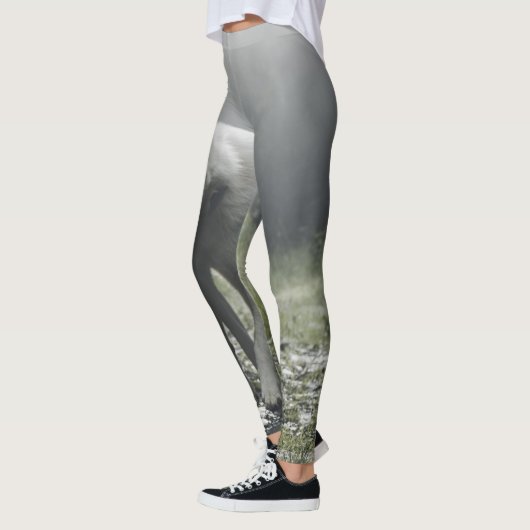 White Siberian Husky Leggings (Links)