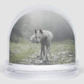 White Siberian Husky Sneeuwbol (Voorkant)