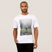 White Siberian Husky T-Shirt (Voorkant volledig)