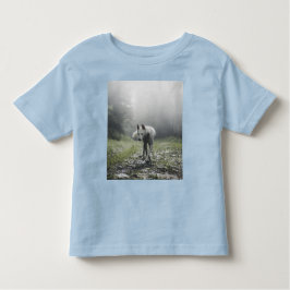 White Siberian Husky Toddler T-Shirt