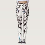 White Siberian Tiger Sow Leggings (Voorkant)