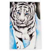 White Siberian Tiger Sow Medium Cadeauzakje (Voorkant)