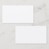 White Signature UV Gloss Visitekaartje (Voorkant / Achterkant)