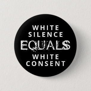 White Silence EQUALS White Concept Ronde Button 5,7 Cm