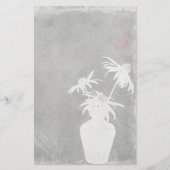 White Silhouette Briefpapier (Voorkant)