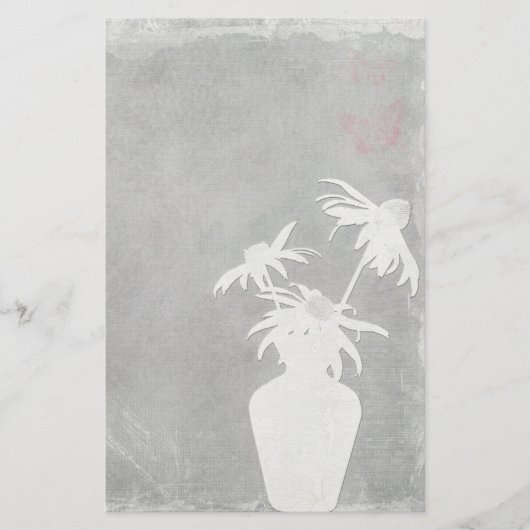 White Silhouette Briefpapier (Voorkant)