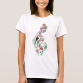 White Silhouette (voorontwerp) T-shirt (Voorkant)