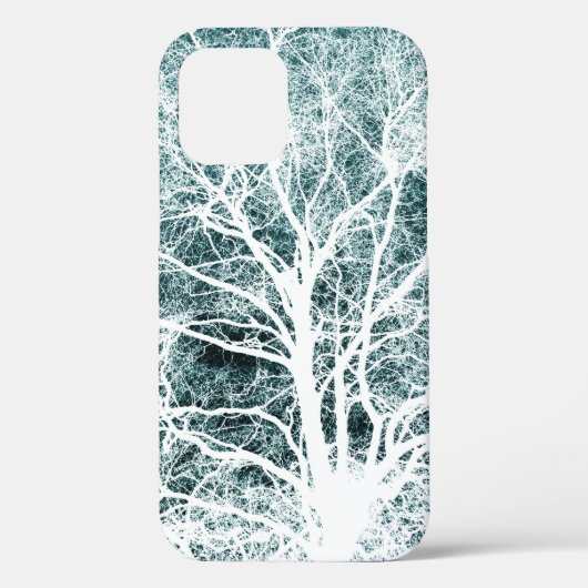 White silhouetted tree Hoesje-Mate iPhone case (Achterkant)