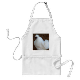 White Silkie Chicken Standaard Schort