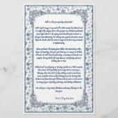 White Silver-kerstfamilie — Nieuwsbrief Jouw tekst Briefpapier (Voorkant)