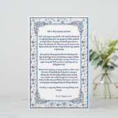 White Silver-kerstfamilie — Nieuwsbrief Jouw tekst Briefpapier (Staand voorkant)