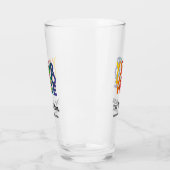 White Simple Business Logo Glas (Links)