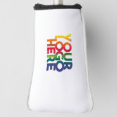 White Simple Business Logo Golfheadcover (Draai 90)