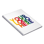White Simple Business Logo Notitieboek (Rechterzijde)