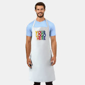 White Simple Business Logo Schort (Gedragen)