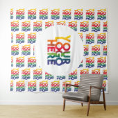 White Simple Business Logo Wandkleed (In Situ (horizontaal))