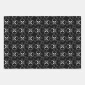 White Skull and Crossbones graphic Pattern Inpakpapier Vel (Voorkant 2)