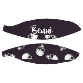 White skulls on purple pattern basketbal (Panelen)